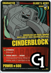 Cinderblock (with special ability) - Unlimited - Foil